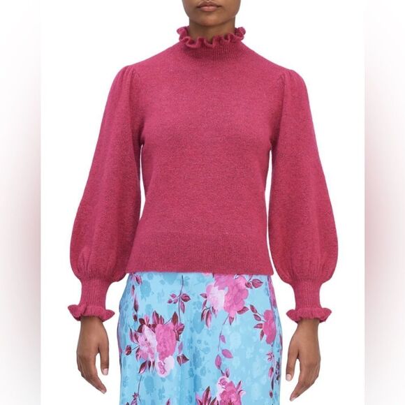 Kate Spade New York pearl button-cuff sweater - Picture 1 of 10